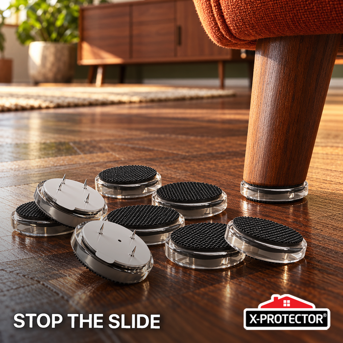 Nail-On Non-Slip Furniture Pads