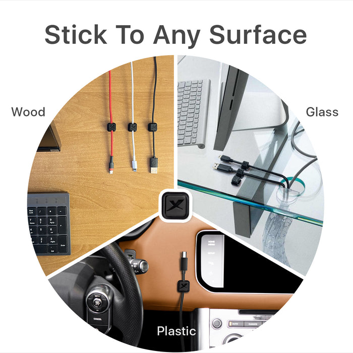 Self-Adhesive Cable Holder for Car