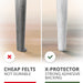 FLOOR PROTECTORS for furniture legs