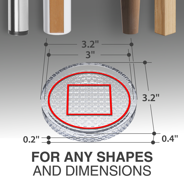 square furniture feet