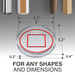 square furniture feet