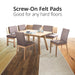 Screw-On Felt Pads