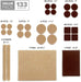 Felt Furniture Pads X-PROTECTOR 133 PCS - Protect Your Hardwood & Laminate Floor! - X-Protector