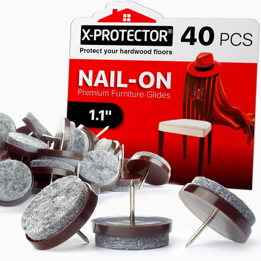 nail on felt pads